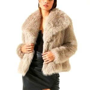A New Day Women's Faux Fur Teddy Jacket